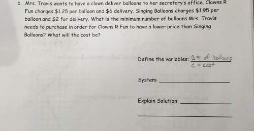 Need with math question leave how you got the solution