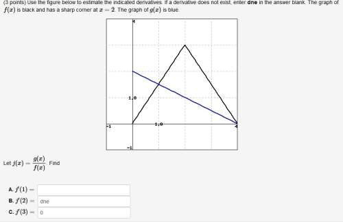 Another graph i need with. i can find j'(2) and j'(3), but not j'(1). can someone ?