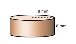 What is the volume of this cylinder?  use π ≈ 3.14.