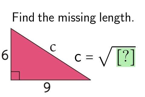 Find the missing length pls give correct answer!