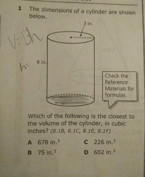 How do i find the volume of a cylinder?