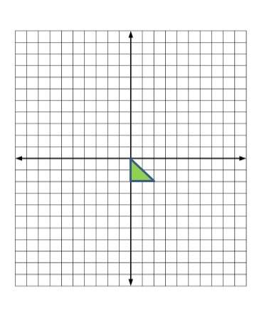 13)  in which quadrant will the triangle be located after this series of tra