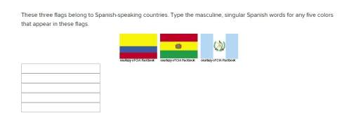 These three flags belong to spanish-speaking countries.type the masculine, singular spanish wo