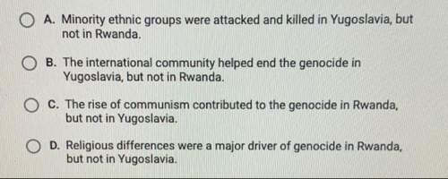 What was the major difference between the genocides in rwanda and yugoslavia