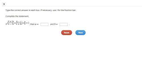 Type the correct answer in each box. if necessary, use / for the fraction bar. complete the st