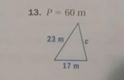 How to find the unknown dimension of a triangle? (see problem in picture below)