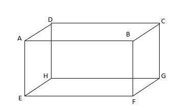 Using the diagram, what is the intersection of plane abcd and gc?  a. point c. line cbc