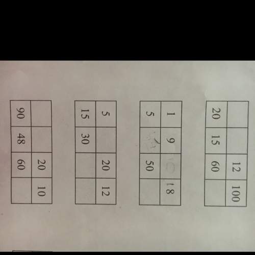 It says to complete the following ratio tables, but i'm stuck again lol can u : )?