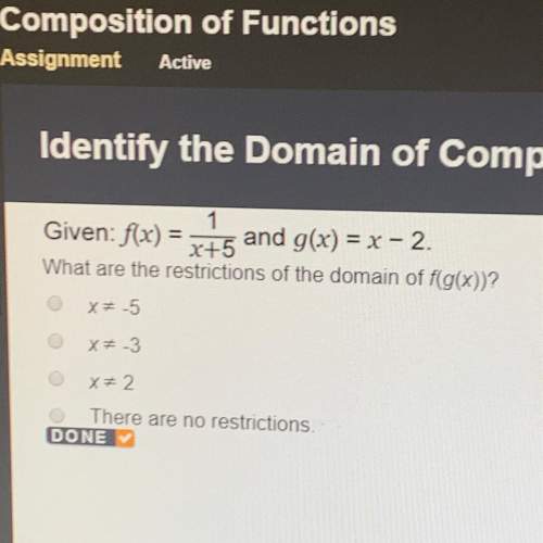 Composition of functions, algebra 2, picture included