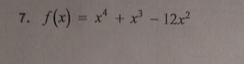 F(x)=x^4+x^3-12x^2. find the zeros of the function
