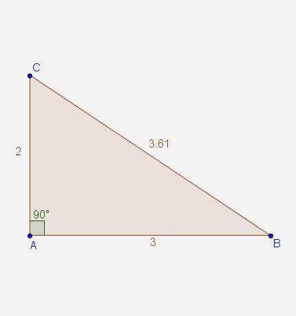 In δabc, which trigonometric ratio equals 32?  sin b tan b