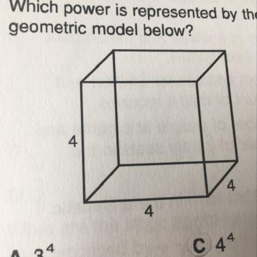 What power is represented my the geometric model below