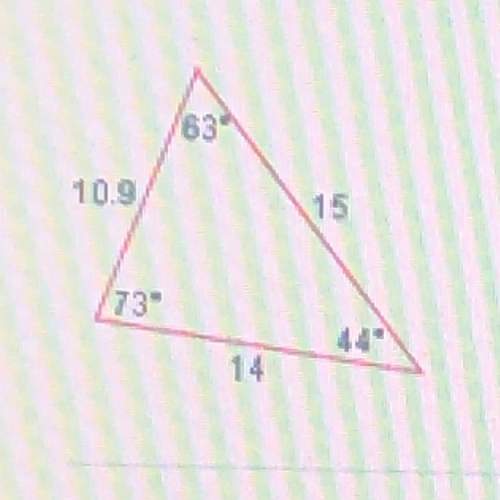 Classify the following triangle. check all that apply. o a. right b. scalene