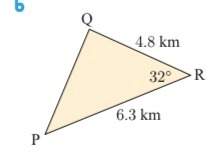 How do i find the length by using cosine rules?