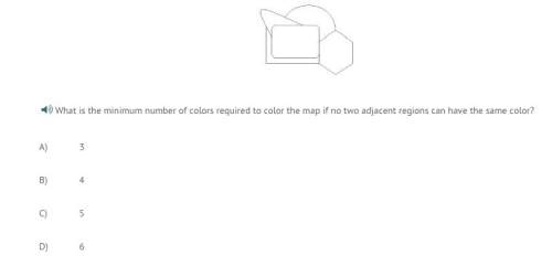 Question: what is the minimum number of colors required to color the map if no two adjacent regions