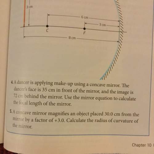 20 points - concave mirrors can someone show me how to do #5?
