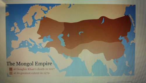 According to the map, the borders of the the mongol empire (decreased, increased) following the dea