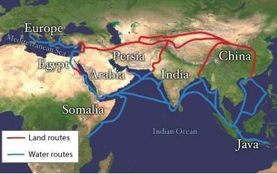 While the han dynasty established the silk road, the tang dynasty developed the route to its fullest