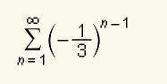 Use the formula to evaluate the infinite series. round to the nearest hundredth if necessary.