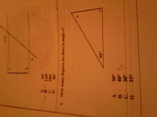 How many degrees are there in angle c