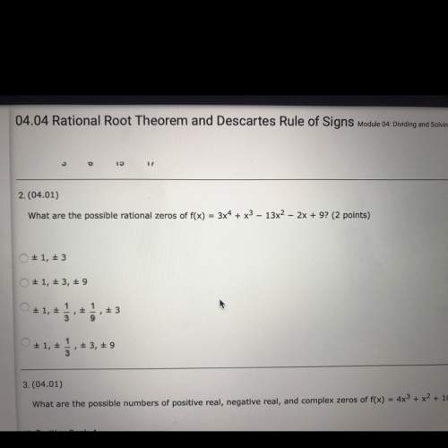 What are the possible rational zeros for f(x)=3x^4+x^3-13x^2-2x+9?