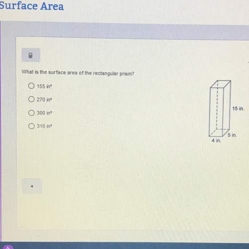 What is the surface area of the rectangle prism