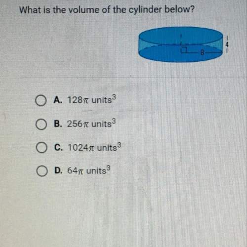 What is the volume of the cylinder below