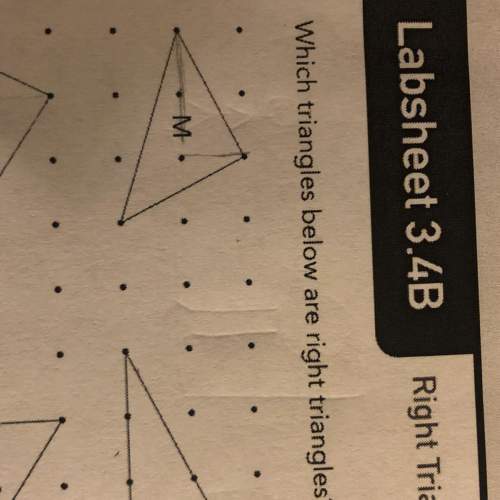 Is this a right triangle and if so, how do i prove that?