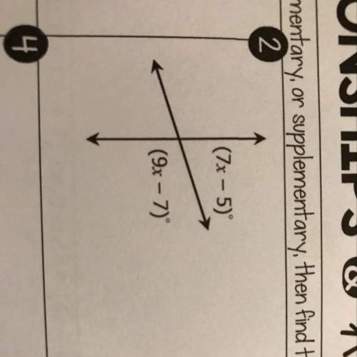 How would i solve this problem? we have to classify the angle pair and find the value of x.