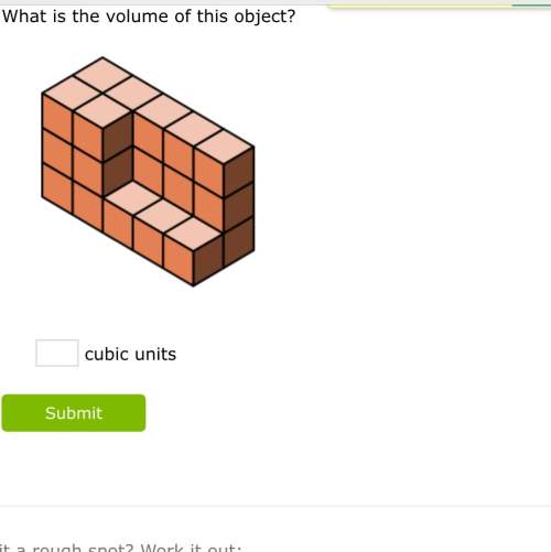 What is the volume of this cubic unit object? ?
