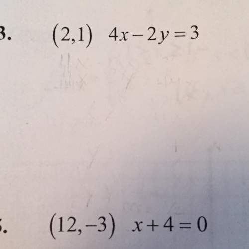 How do i write the equations of lines through the given point parallel to the given line and perpend