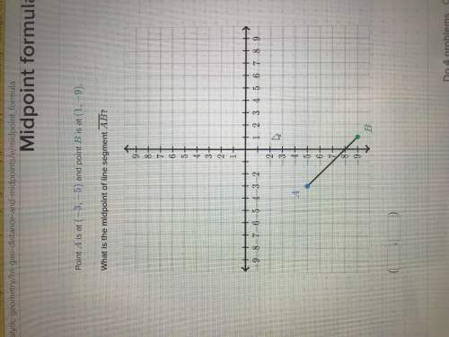 Need solving for the midpoint between point a and point b