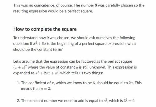 You can factor a quadratic function using the completing the square method for any coefficient of th
