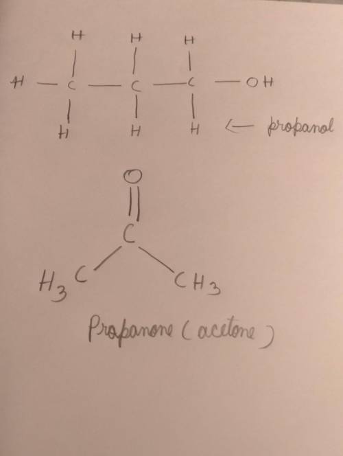 2 propanoate on oxidation gives ?