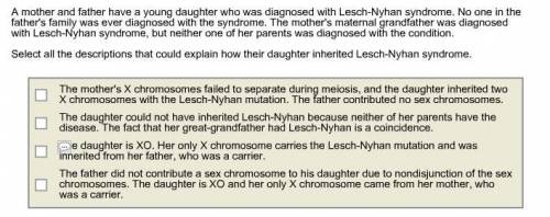 Lesch‑Nyhan syndrome is an X‑linked, recessive condition caused by mutation of the HPRT1 gene respon