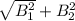 \sqrt{B_{1} ^{2} } + B^{2} _{2}