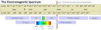 Which statement is true concerning visible light and the

electromagnetic spectrum?
All electromagne