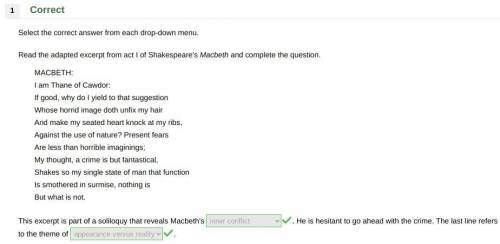 20 POINTS Macbeth Act I, Scene iii MACBETH: If good, why do I yield to that suggestion Whose horrid