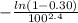 -\frac{ln (1-0.30)}{100^{2.4}}