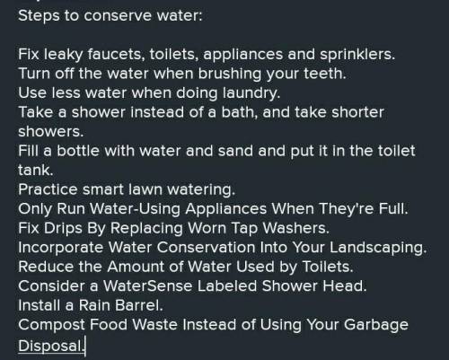 Why is water conservation important, and what are three steps that people and governments can take t