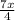 \frac{7x}{4}