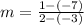 m=\frac{1-\left(-7\right)}{2-\left(-3\right)}