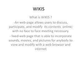In what ways can wikis be more reliable and authoritative sources of information?