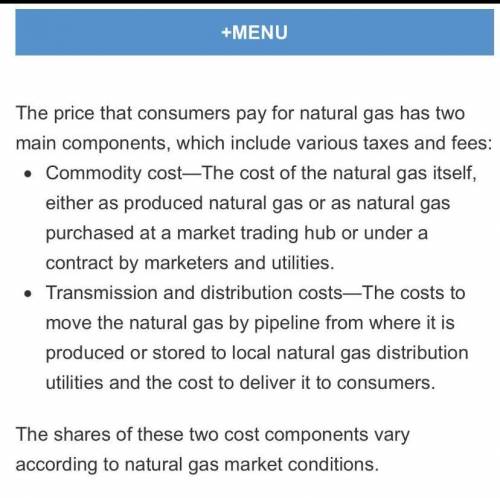 Is natural gas easy to pay for? Can consumers easily pay for natural gas? Give an overview of the ge