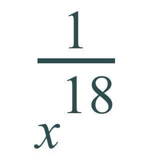 Simplify the expression
(-a)^-18