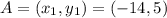 A = (x_1,y_1) = (-14,5)