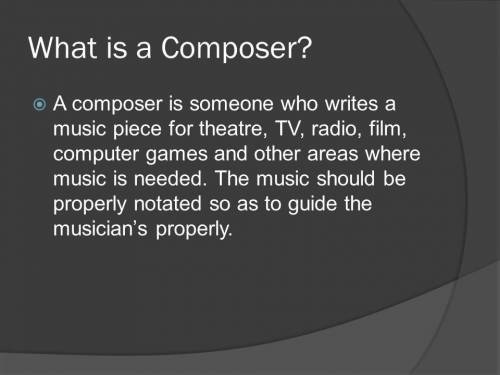 Does being a composer equate to being a good person? justify your answer.