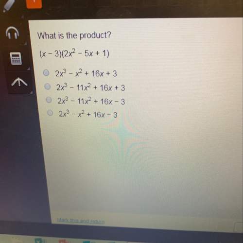 Ihat is the product (x-3)(2x^2-5x+1)
