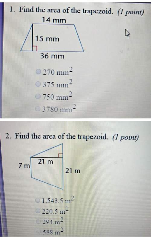 (13 points+brainliest for fastest answer! ) find the areas of the trapezoids. me check my answers