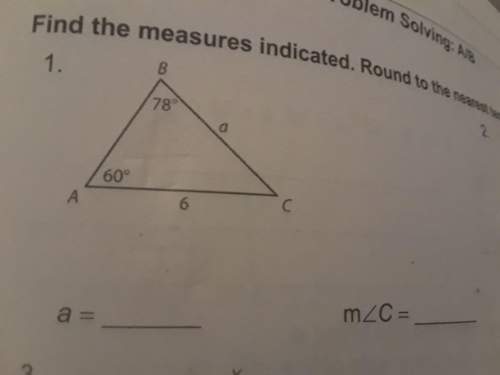 Only one question .who knows about this plz "find the measures indicated. round to the nearest tenth